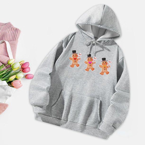 Sudaderas con capucha para mujer, jersey con hombros caídos, estampado gráfico, sudadera holgada con cuello redondo para otoño, uso diario, vacaciones M Yinane sudadera para mujer