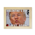 thumbnail image 1 of American ridículo Presidente Trump imagen Escritorio de madera Arte Pintura 6x8 pulgadas marco de foto foto, 1 of 4