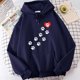 thumbnail image 3 of Nuevas sudaderas con capucha para hombres y mujeres, camisetas con estampado de corazón y huella de perro, sudaderas casuales Harajuku, suéter holgado, 3 of 5