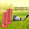 thumbnail image 3 of Golf Scoreboard Anti-crack Waterproof Clearly Marked Thickened Golf Scoring Metal 18 Hole Golf Stroke Putt Score Counter Golf Sport, 3 of 7