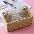thumbnail image 2 of Inteprter Bolsas de regalo con cordón, bolsas de joyería de hilo flameado, contenedor de dulces para recuerdo de boda, soporte para fiesta, bolsa de Kits de decoración para fiestas Inteprter HA0324-00B, 2 of 6