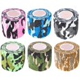 thumbnail image 3 of 24 Roll Wrap Tape Bulk (Assorted and Camouflage Colors Random) Vet Tape Self Adhesive Adherent, 3 of 9
