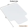 thumbnail image 2 of GPED Office Chair Mat, 36"x48" Floor Mats,Office Desk Mat for Hardwood Floor, Clear PVC Heavy Duty Floor Protector for Office & Home, 2 of 8