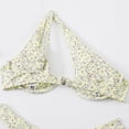 thumbnail image 3 of Cameland Ladies' Sexy Printed Split Shoulder Steel Support Bikini Two-piece Swimsuit Set, 3 of 6