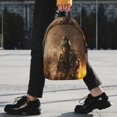 thumbnail image 2 of Lukts Apocalyptic Skull Soldier Pattern 15 Inch Student Backpack, Waterproof Laptop Backpack with Adjustable Shoulder Straps, Lightweight Travel, Campus Backpack, Unisex, 2 of 6