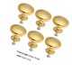 thumbnail image 2 of unbranded 6Ud Pomos De Cajón Con Acabado Cepillado En Dorado Para Muebles Y Armarios, 2 of 8