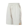 thumbnail image 4 of Men's Casual Shorts Loose Fit Comfortable Breathable Summer Fall Wear Easy Care Machine Wash Lightweight Durable Mens Shor Drawstring Elastic Waist Casual Beach Pants, 4 of 5