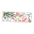 thumbnail image 3 of Pegatina de pared con diseño de orquídea y flores, papel tapiz de PVC, decoración artística de pared, mural moderno de mariposas y pájaros para, 3 of 8