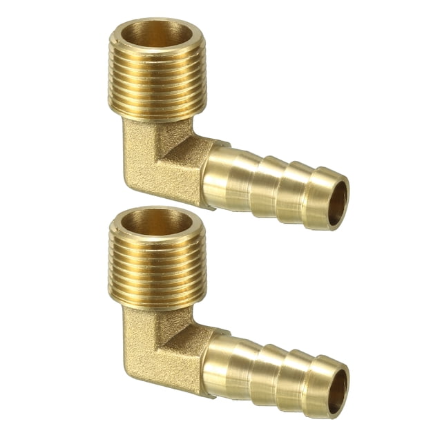 Brass 8mm To 6mm Straight Barbed Hose Fitting - Air Water Adapter Converter