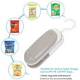 thumbnail image 4 of TuseyRxln 2PACK Mini Bag Sealer, Portable Heat Vacuum Sealers Plastic Sealer, 2 in 1 Heat Seal and Cutter Mini Food Sealer For Plastic Bags Food Storage, 4 of 6