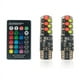 thumbnail image 1 of Bombilla LED T10 RGB COB colorida modificada para automóvil, luz intermitente con indicador de ancho, múltiples modos, luz de conducción para automóvil, 1 of 5