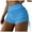 Light Blue, variant on ANINEO Women Plus Size Solid Color Hight Waist Bikini Bottom Swimwear Briefs Beachwear Bikini Bottom Side Tie Thong Bathing Sports Shorts Skirt Swimbottom Comfort Hawaii Summer Tropical Swim Wear
