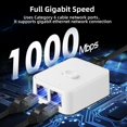 thumbnail image 3 of Conmutador de red Binardat Gigabit Ethernet de 3 puertos blanco, 3 of 7