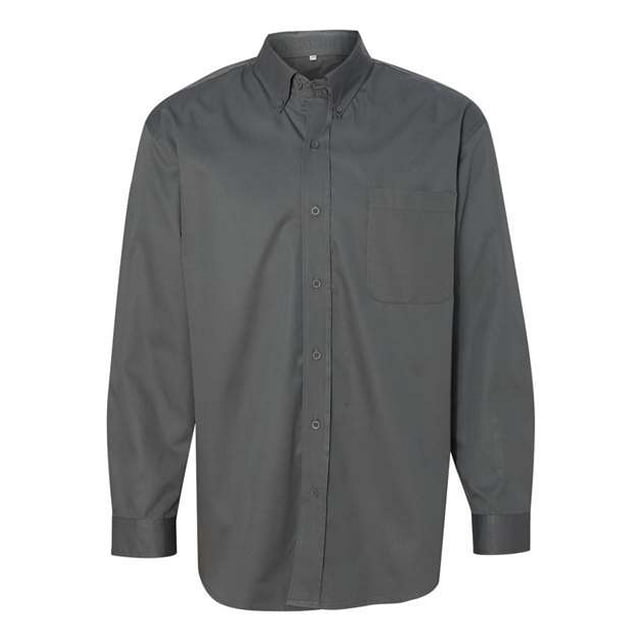 Camisa de manga larga de sarga resistente a las manchas FeatherLite 3XL Gris acero PlumaLite 3281