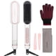 thumbnail image 1 of Cepillo alisador de cabello iónico negativo con 9 configuraciones de temperatura, peine alisador de cabello de calentamiento rápido de 30 s con pantalla LED, cepillo alisador de cabello anti-escaldadu, 1 of 5