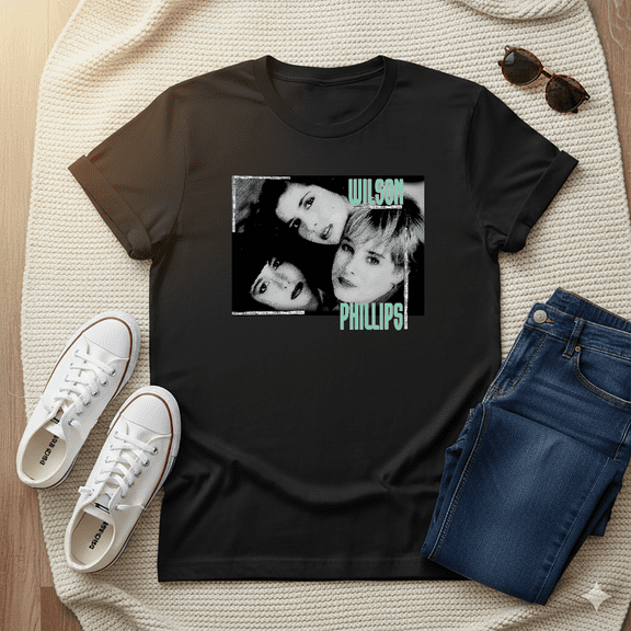 Wilson Phillips Vintage Short Sleeve Retro Pop Music Fan Unisex T-Shirt V50086, up to size 5XL