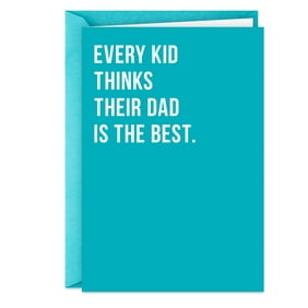 Hallmark Shoebox Funny Father's Day Card for Dad (Those Kids Are Dumb)