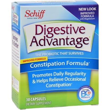 Digestive Advantage Probiotic Constipation Relief Capsule, 30 Count, 36/Carton -DVA00146