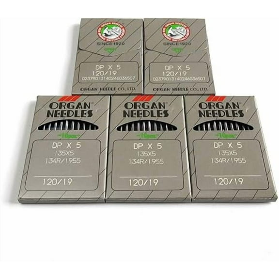 Teamwork evernice 50 Organ 135X5 Dpx5 134R Sy1955 Sewing Machine Needles for Juki Brother (Singer 16 / Metric 100)