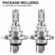 thumbnail image 5 of 2 X H4 9003 Hb2 Led Headlight Bulbs, Per Set 6500k Xenon White For High And Low Beam Hi/Lo Plug And Play, 5 of 5