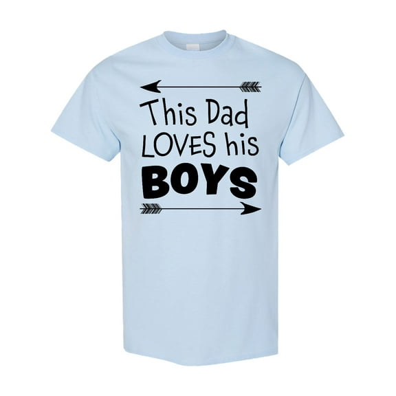 Inktastic This Dad Loves His Boys Fathers Day T-Shirt