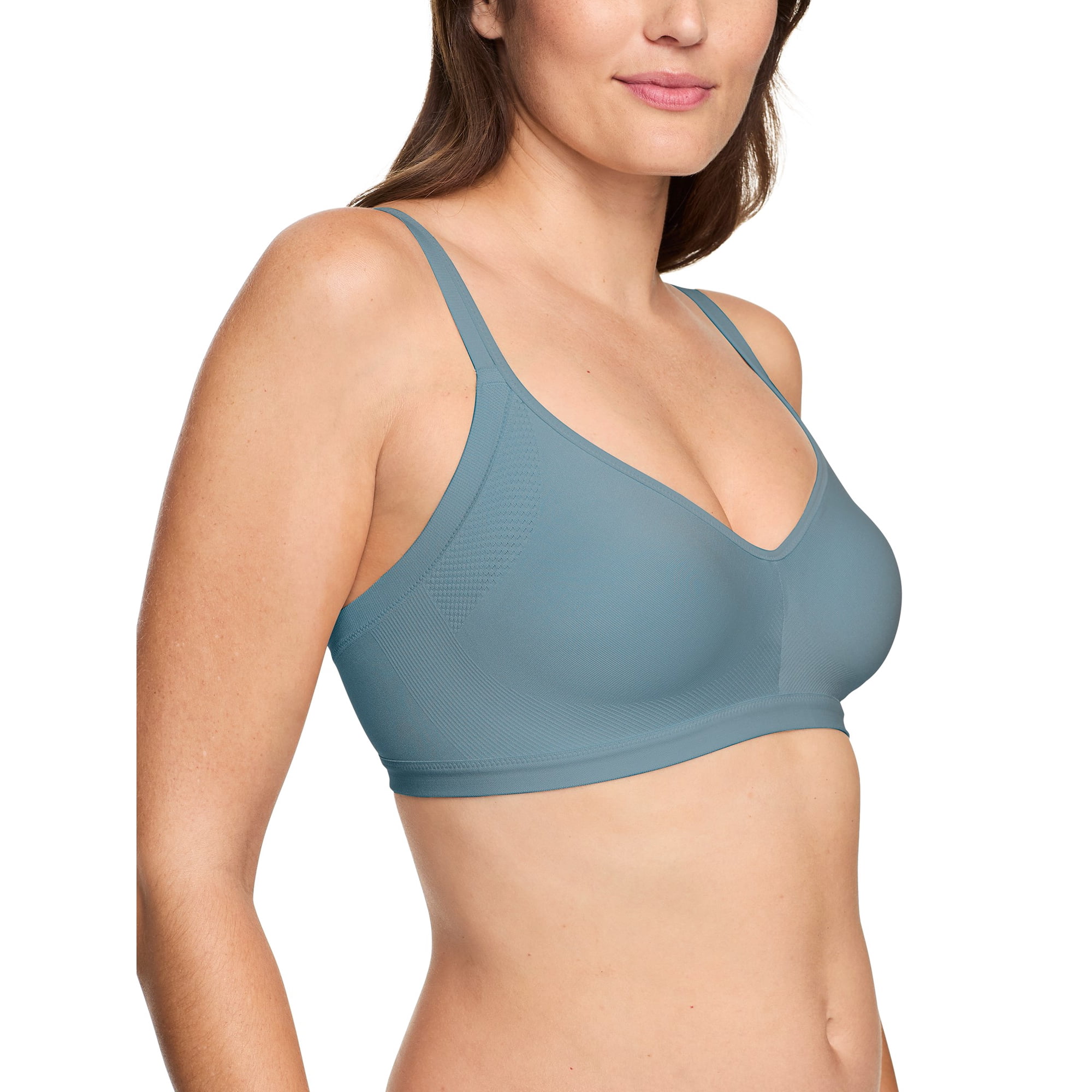 Warners Blissful Benefits Women's Underarm-Smoothing With Seamless Stretch Wireless Lightly Lined Comfort Bra, S-3X