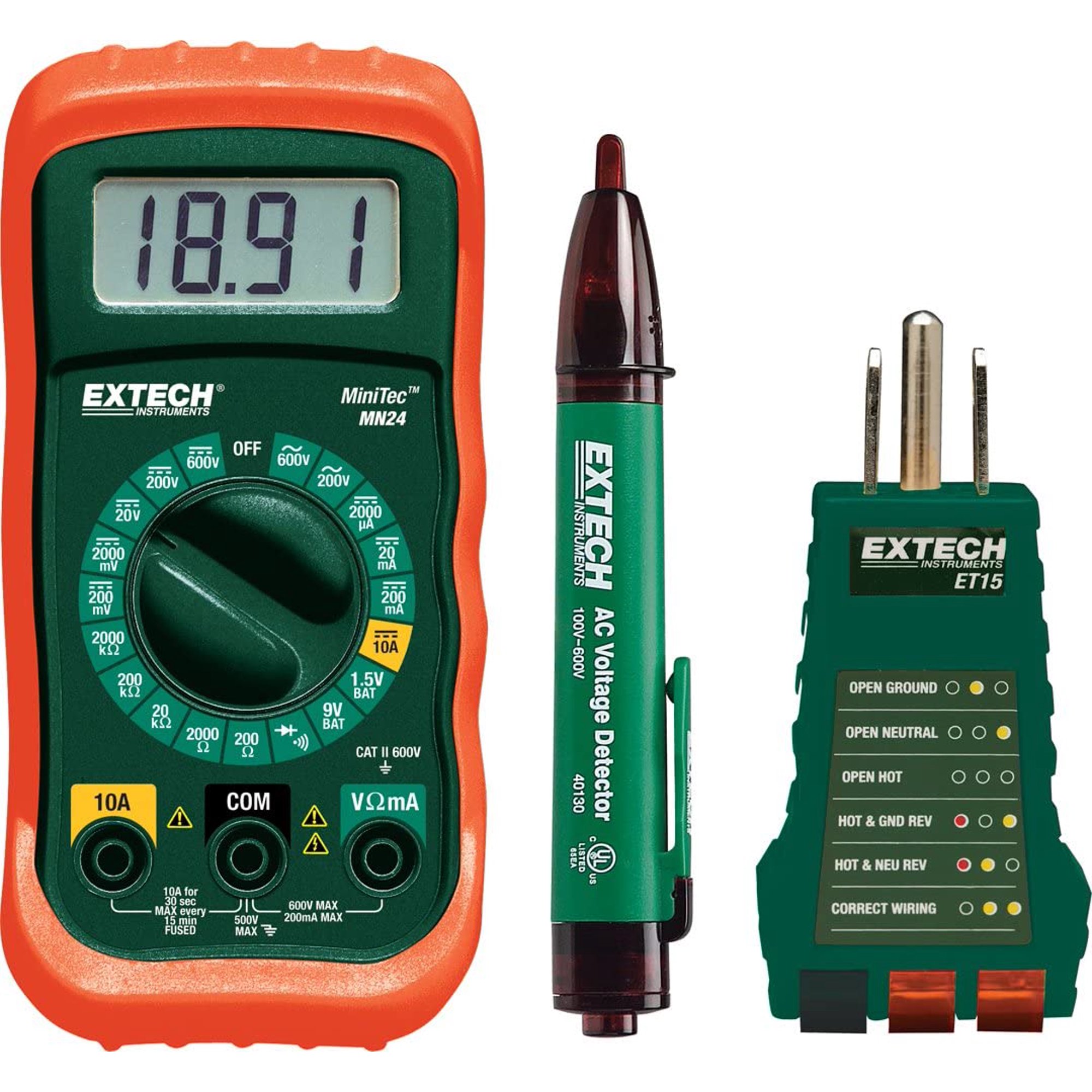 Image of Extech MN24 multimeter Walmart