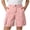 Pink, variant on Odeerbi Kids Boys Girls Cargo Shorts Solid Color School Uniform Shorts with Pockets