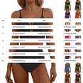 thumbnail image 3 of QURATI Swimwear Women'S Bikini V Neck Cutout Swimsuit High Waist Textured Pleated Swimsuit Yellow XL, 3 of 7