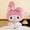 Rose Melody, variant on Kawaii Pink Bunny & Cat Plush Toy, Fluffy Stuffed Animal with Lace & Bow Details, Ideal Gift for Girls