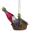 thumbnail image 3 of Northlight 4.5" Purple and Red Wine Bottle Hanging Christmas Ornament, 3 of 3