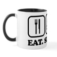 thumbnail image 2 of CafePress - Eat Sleep Fish - 11 oz Ceramic Mug - Novelty Coffee Tea Cup, 2 of 6