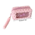 thumbnail image 3 of Large Capacity Pencil Case with Bow Design for School, Office, and Makeup Organization, 3 of 9