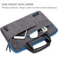thumbnail image 4 of 13.3 Inch Multi-Functional Laptop Sleeve Business Briefcase Messenger Bag with USB Charging Port for 13-13.3, 4 of 5