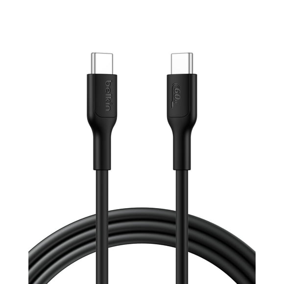 Cable USB-C a USB-C Belkin Eco 2 m 60W Carga Rápida Negro