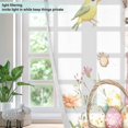 thumbnail image 4 of Yayeee Window Curtains Light Filtering 63"x42" Grommet Panel Pair Home Living Room Decor, Rabbit Bird, 4 of 7