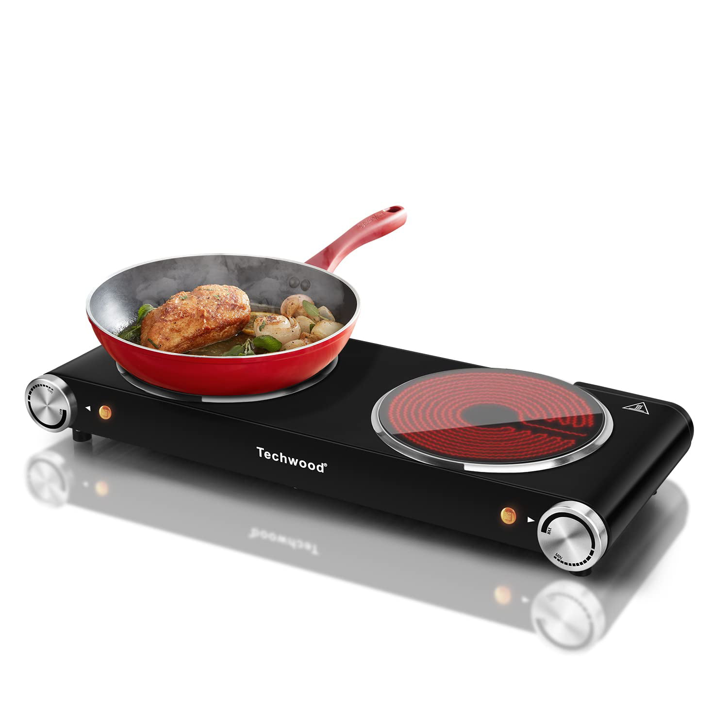 Techwood Hot Plate for Cooking, 1500W Electric Stove Countertop