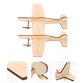 thumbnail image 4 of EeaseCA 2pcs Model Airplane Kit Kids Model Puzzle Toy 3D Assembly Puzzle Blank Wood Crafts, 4 of 7