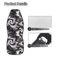 thumbnail image 6 of Uorisanigo Grey Tie Dye Car Seat Covers Front Seats Breathable Front Seat Cover Waterproof Protection Interior Accessories Suitable for Cars, SUV and Trucks, 6 of 7