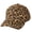 Coffee, variant on Sporty Leopards Cotton Caps Adjustable Closure Lightweight Hat Outdoor Sport Use