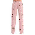 thumbnail image 6 of Pajama Bottoms for Women Star Graphic Print Pjs Comfy Drawstring Sleepwear Long Pajamas Pants, 6 of 6