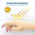thumbnail image 3 of Half Fingers Gloves Super Soft Breathable Stretchy Friendly to Skin Ultra-Thin Block UV Spandex Summer Sunscreen Semi-Finger Riding Gloves Nail Supplies, 3 of 8