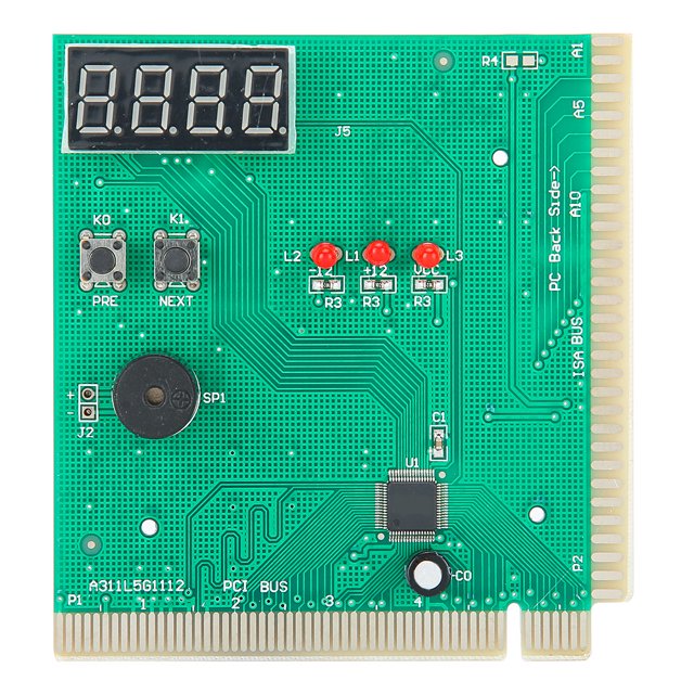 Tarjeta de diagnóstico de la placa base PCI probador posterior compatible con precisión pantalla de caracteres Lcd para reparación de computadoras Diagnóstico de problemas ANGGREK Otros