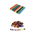 thumbnail image 1 of 200x Regalos para bebés para niños pequeños Cubo de enlace matemático Aprendizaje de habilidades matemáticas manipuladoras Baoblaze Cubos de conteo de enlaces matemáticos, 1 of 8