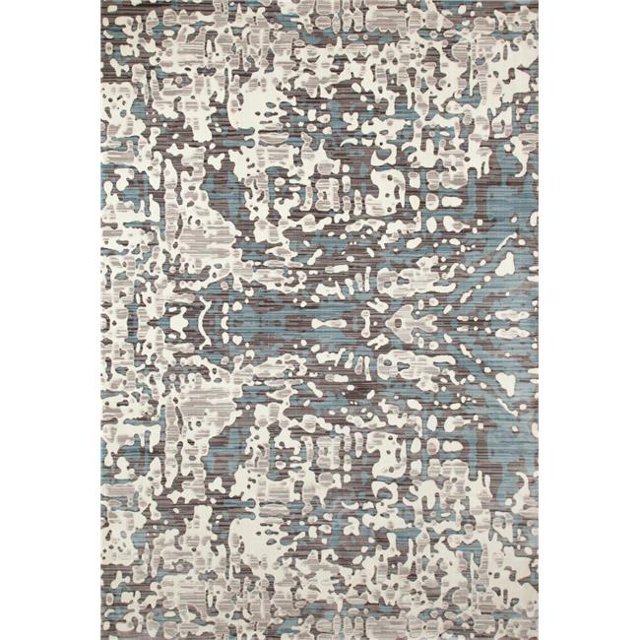 Art Carpet 841864116397 2 x 4 ft. Titanium Collection Topography Woven Area Rug, Linen