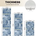 thumbnail image 4 of Pioneer Flower Floral Print Pattern Kitchen Rugs Sets Of 3,Kitchen Runner Rugs Non Skid Washable,Decorative Kitchen Floor Mats for Kitchen,Sink,Laundry,17X30 Inch + 17X47 Inch + 17X59 Inch, 4 of 6