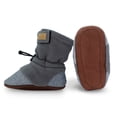 thumbnail image 2 of Jan & Jul Stay-Put Cozy Booties for Boys or Girls (Heather Grey, Medium), 2 of 6