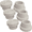 3-White 6PCS, variant on White Rubber Bumper – Pool Ladder Bumpers for Inground Pool - White Rubber Ladder Foot Covers - Fits 1.9' Swimming Pool Ladder Tubing (2Pack)