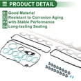 thumbnail image 4 of Unique Bargains Engine Valve Cover Gasket Kit Head Gasket Intake Exhaust Manifold Gasket Set No.HS54996/CS54996 for Chevrolet Tahoe 5.3L 2015-2020 1 Set Engine Car, 4 of 7