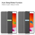 thumbnail image 5 of iPad 10.2" 2019 Case with Pencil Holder, iPad 7th Generation Case, Allytech Slim Shockproof Trifold Stand Folio Smart Cover Auto Sleep Wake Flexible TPU Back Cover for Apple iPad 10.2,Gray, 5 of 8